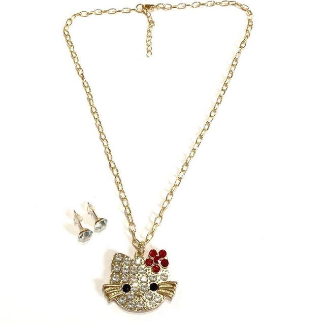 Swarovski Hello Kitty Watermelon Crystal Pendant Necklace New in Gift Box!  | #3774252769