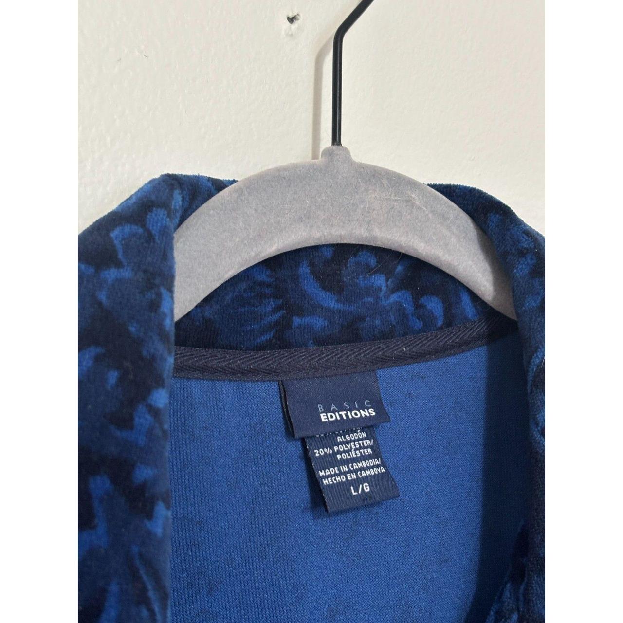 Basic Editions Men's Jacket - Blue - L – Basic Ed… - image 3
