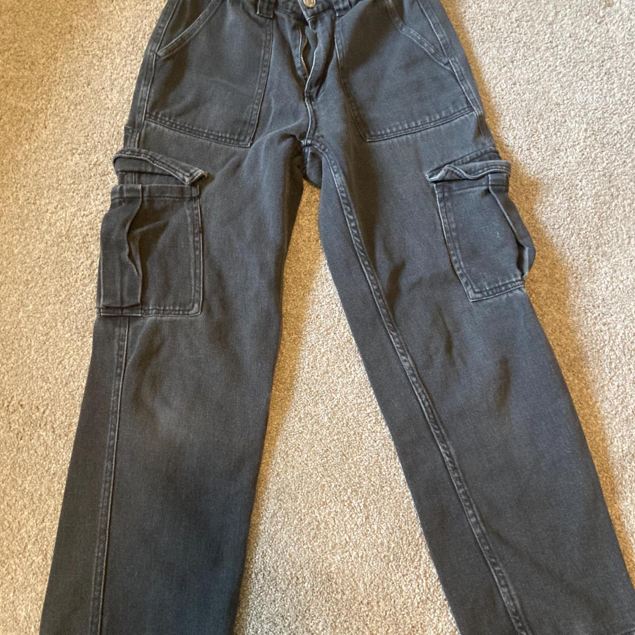 Women's Pacsun black baggy cargo pants -These are so... - Depop