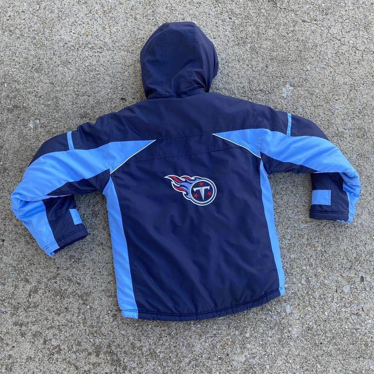 Logo Athletic x NFL Puffer Jacket Tennessee Titans - Depop