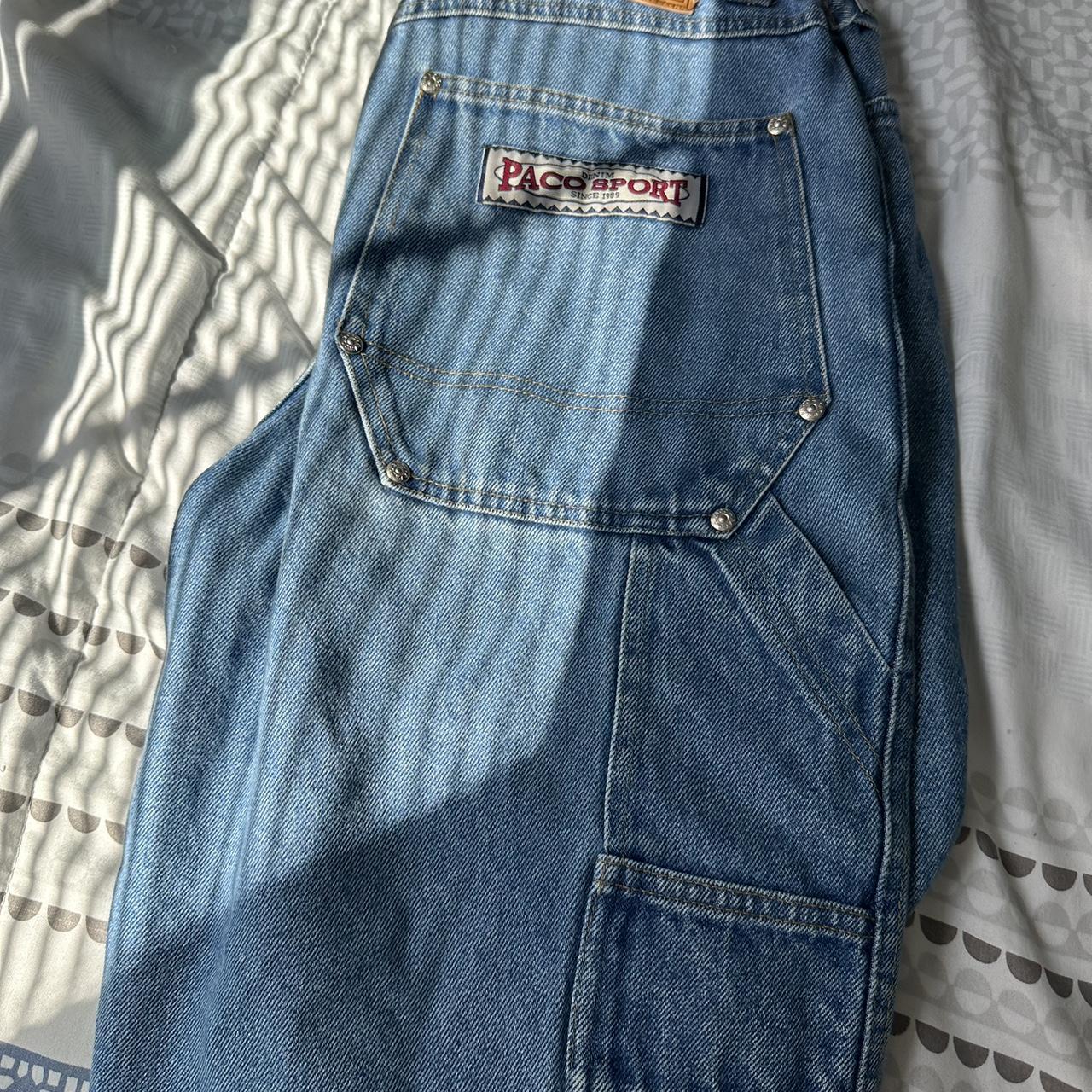 vintage paco sport jorts size 36 nice detailing all... - Depop