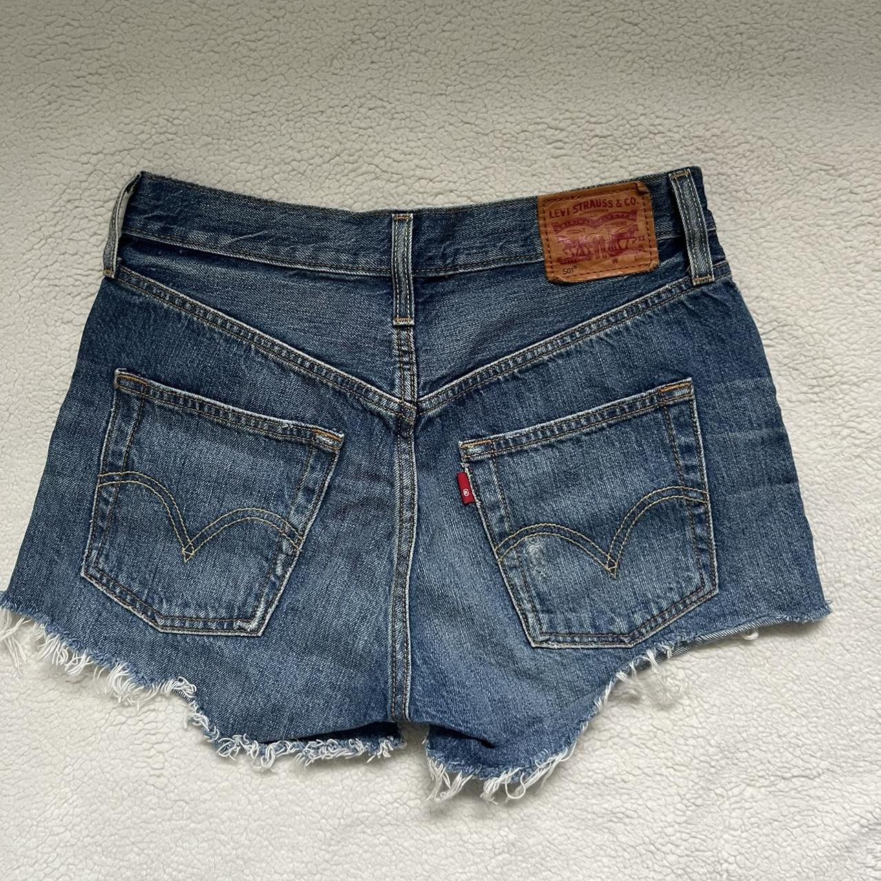 Levi's Women's Blue Shorts | Depop