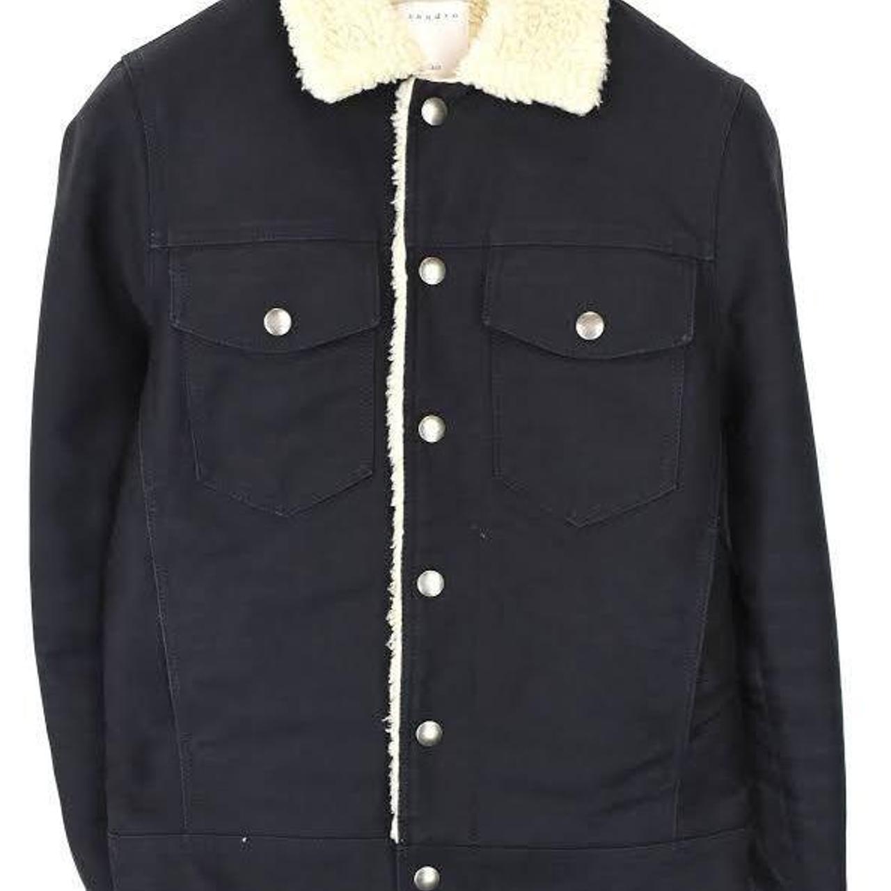 Sandro corduroy hot sale trucker jacket