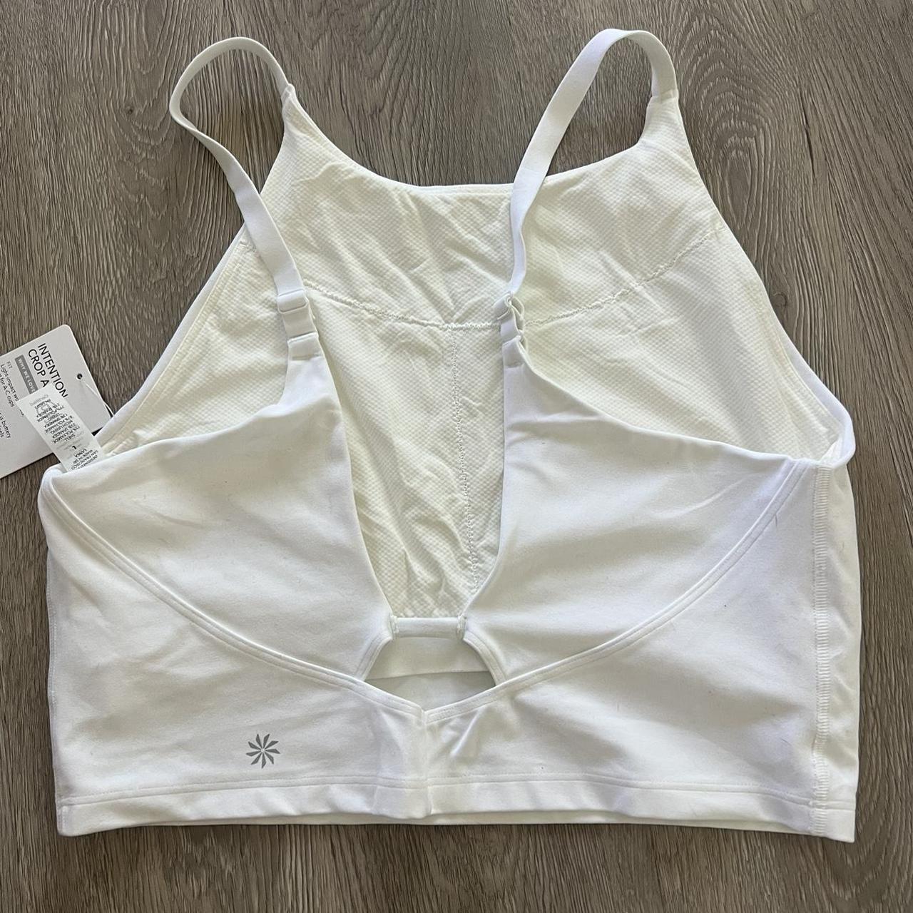 White Athelta cropped tank brand new with tags so... - Depop