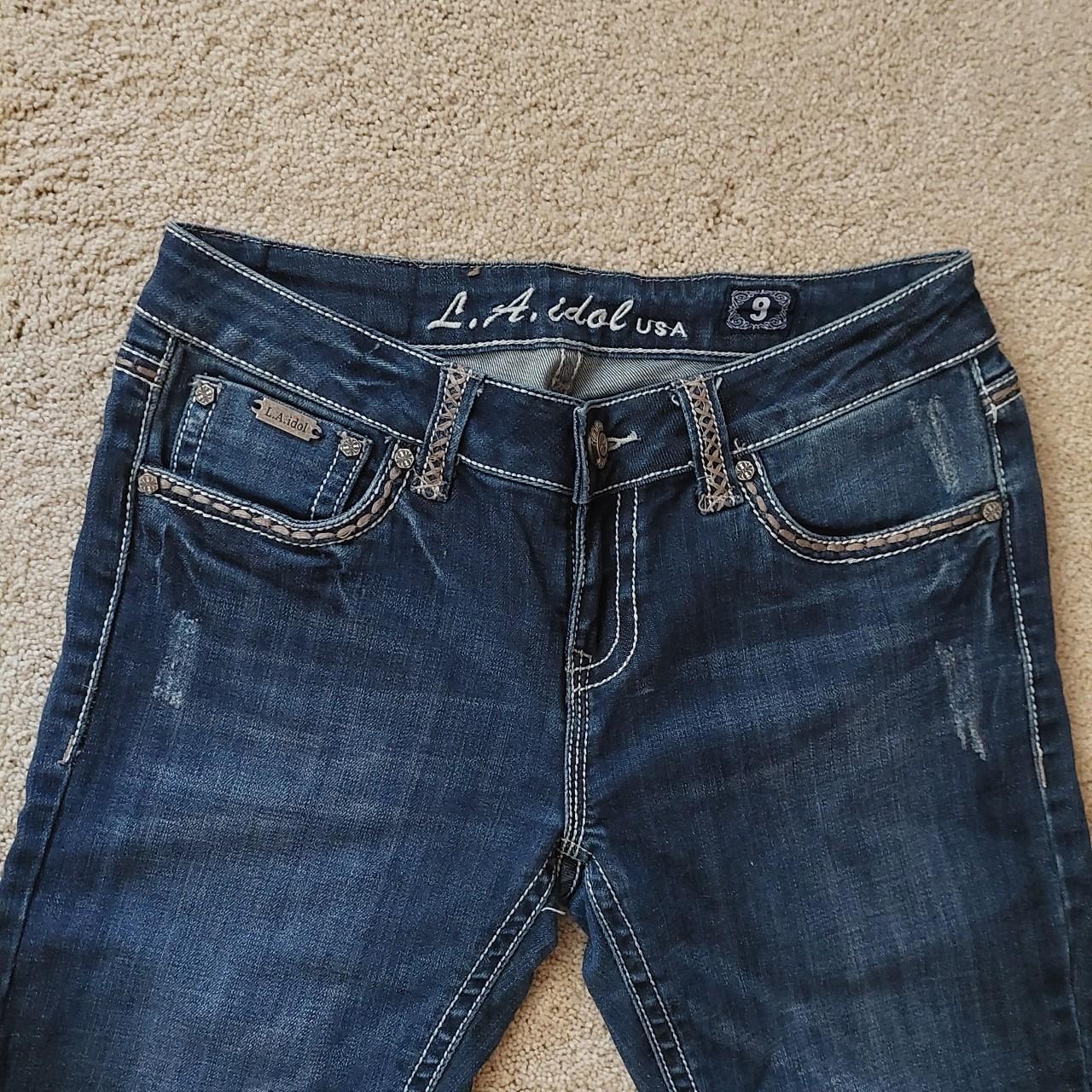 LA Idol y2k Jeans These are the perfect y2k jeans... - Depop