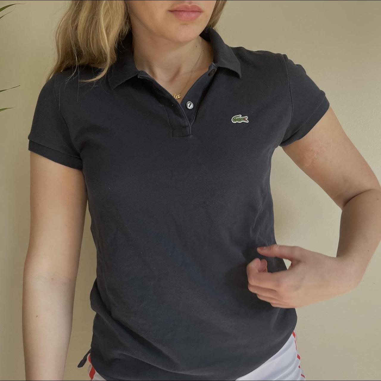 Lacoste Women's Navy Poloshirts Depop