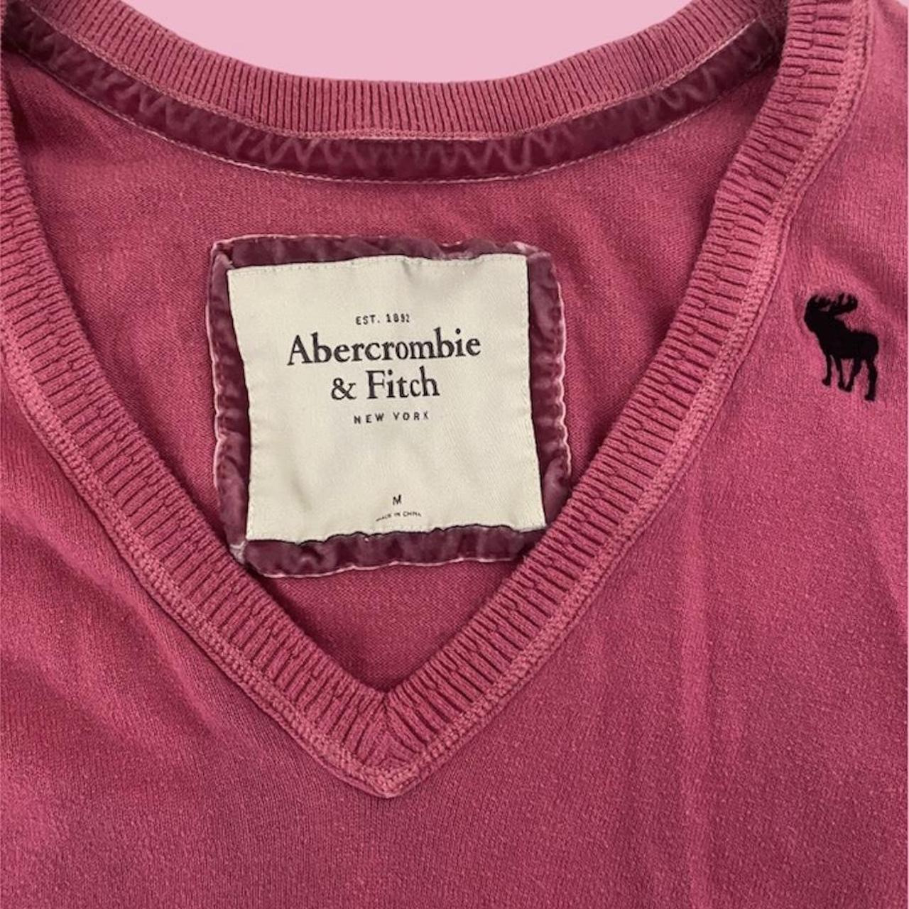 Abercrombie & Fitch Women's Pink Jumper | Depop