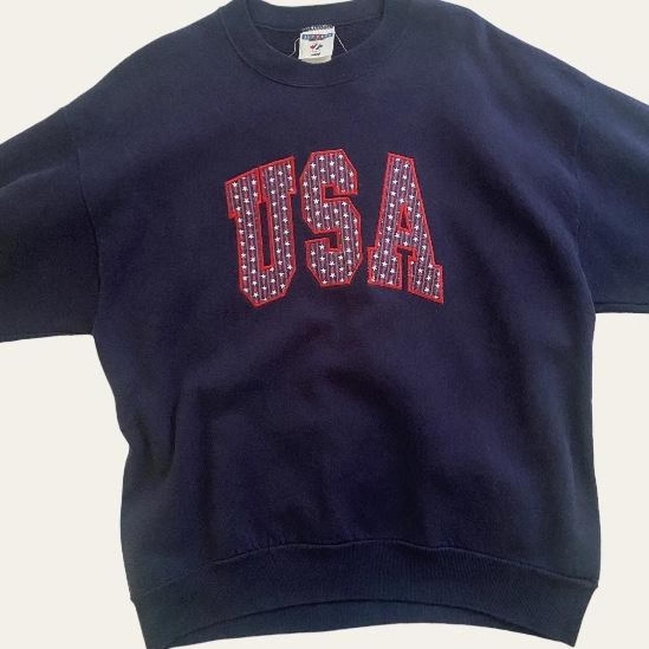 USA oversized sweatshirt ☆*: size large ☆*: no... - Depop