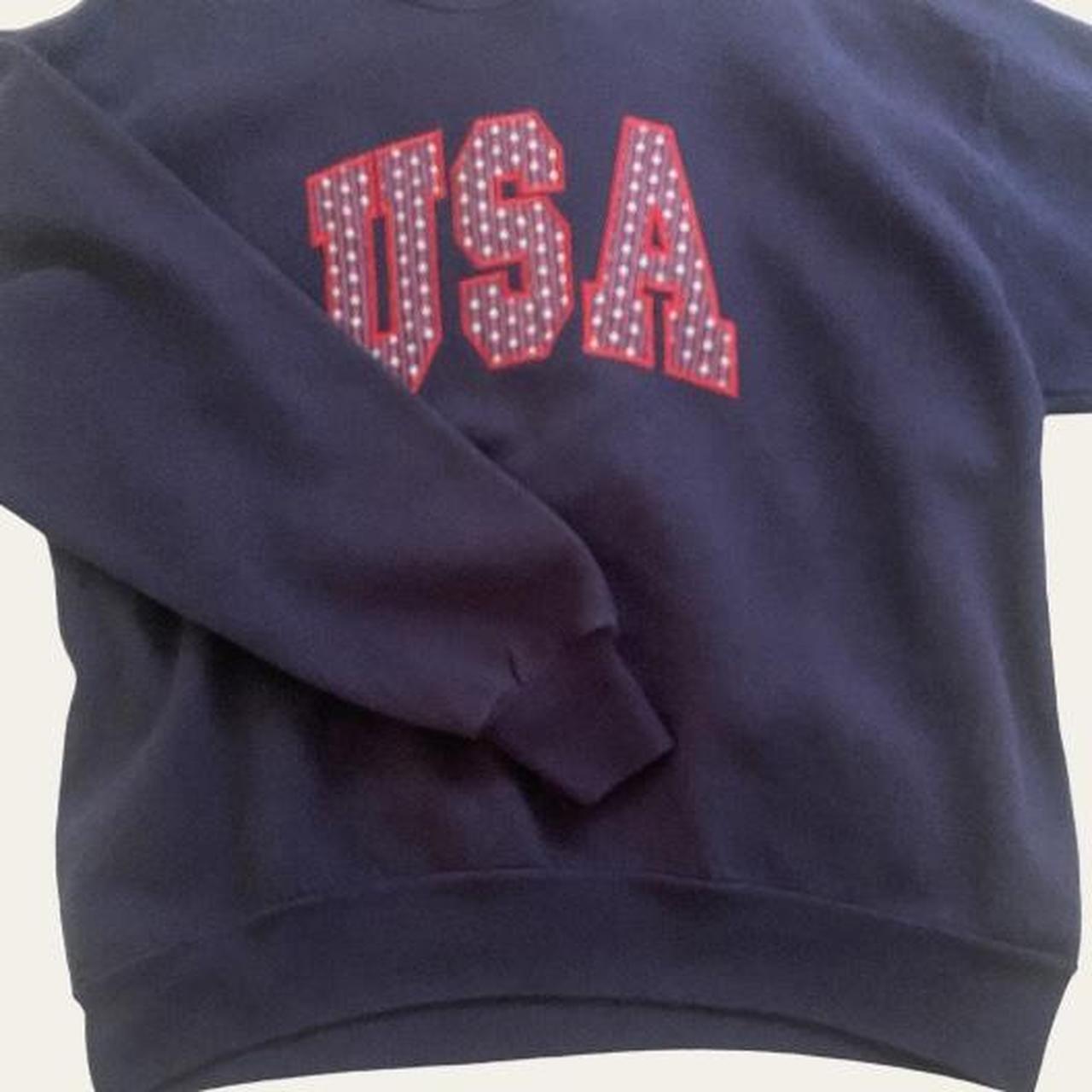 USA oversized sweatshirt ☆*: size large ☆*: no... - Depop