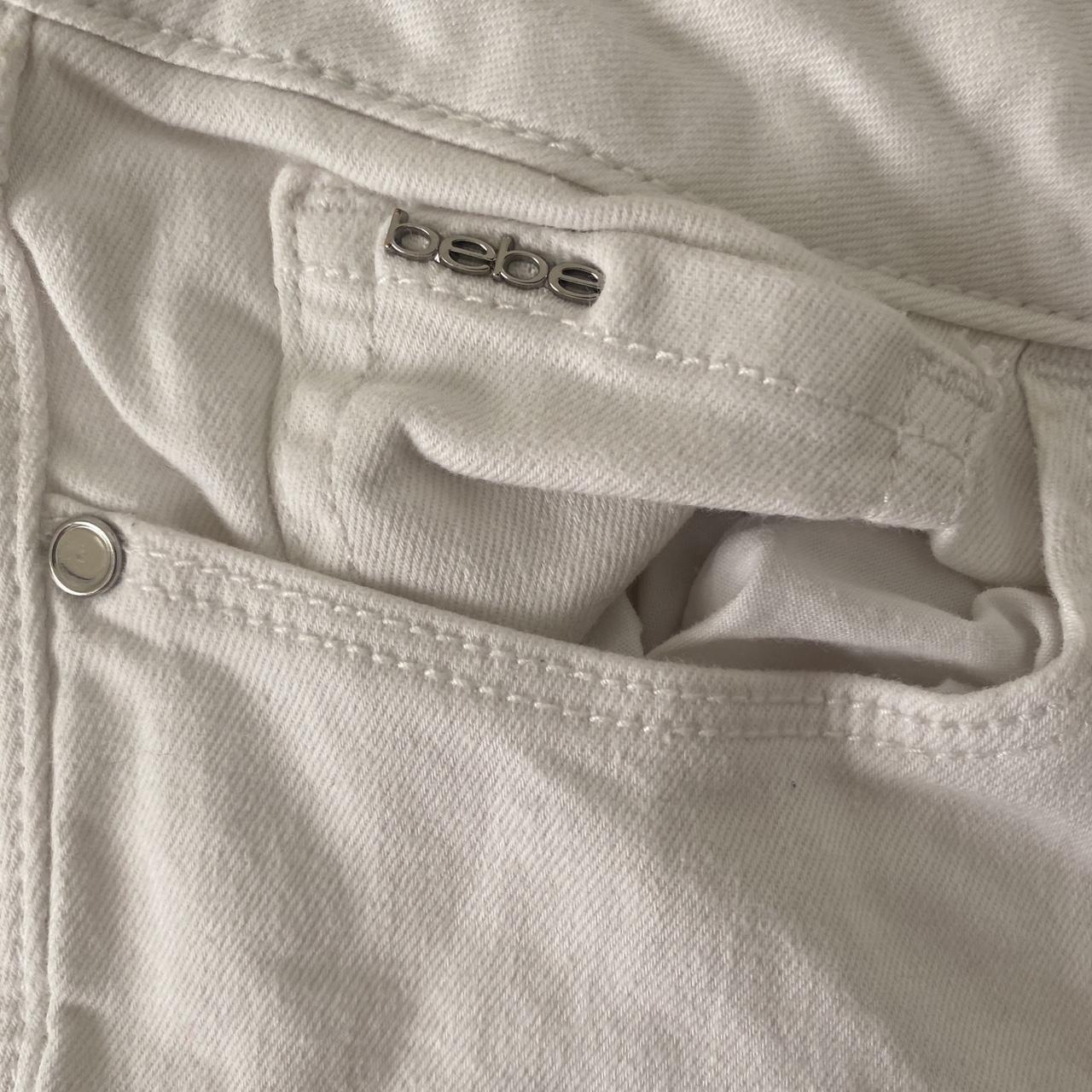 Bebe Women's White Jeans | Depop