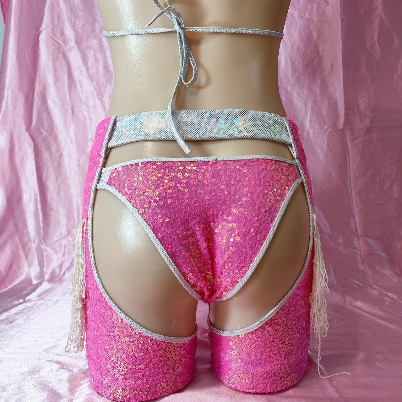 Barbie Western Cowgirl Cowboy Pink Silver Sparkly... - Depop
