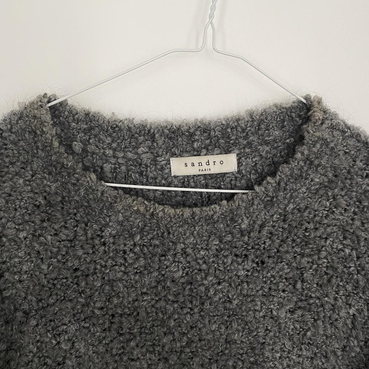 Sandro men’s wool sweater Size M Relaxed style - Depop