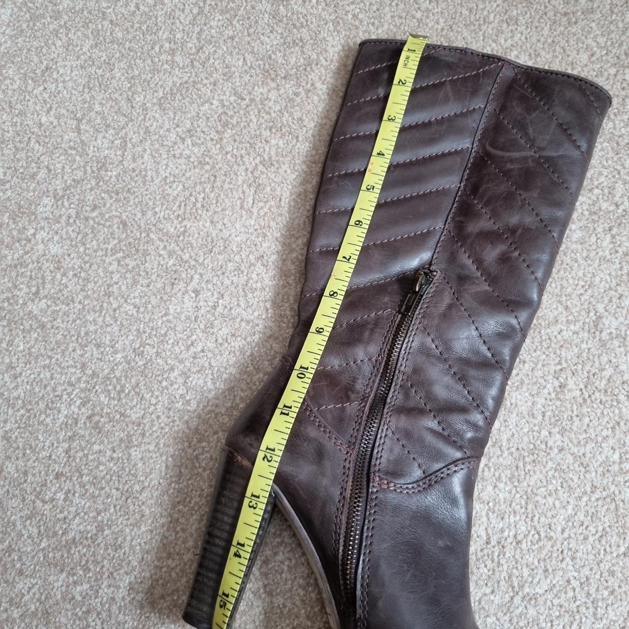 Ted Baker Knee Length Leather Boots Size... Depop