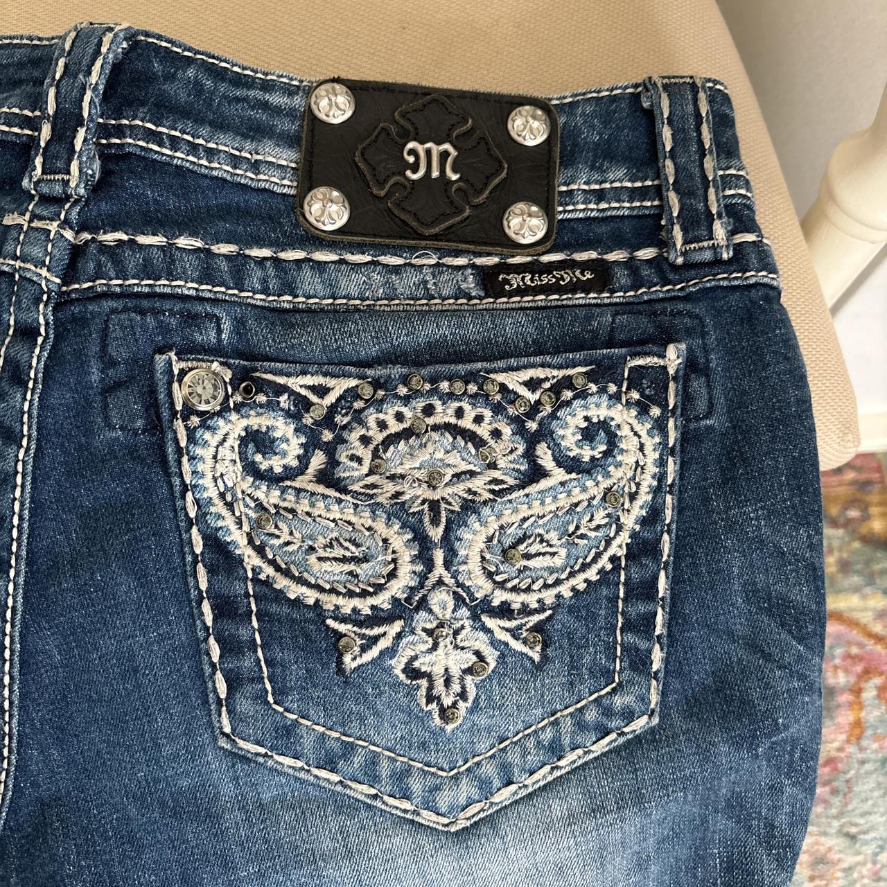 miss me スタッズ ブーツカットデニム フレアy2k mcbling 26 Murdoch's