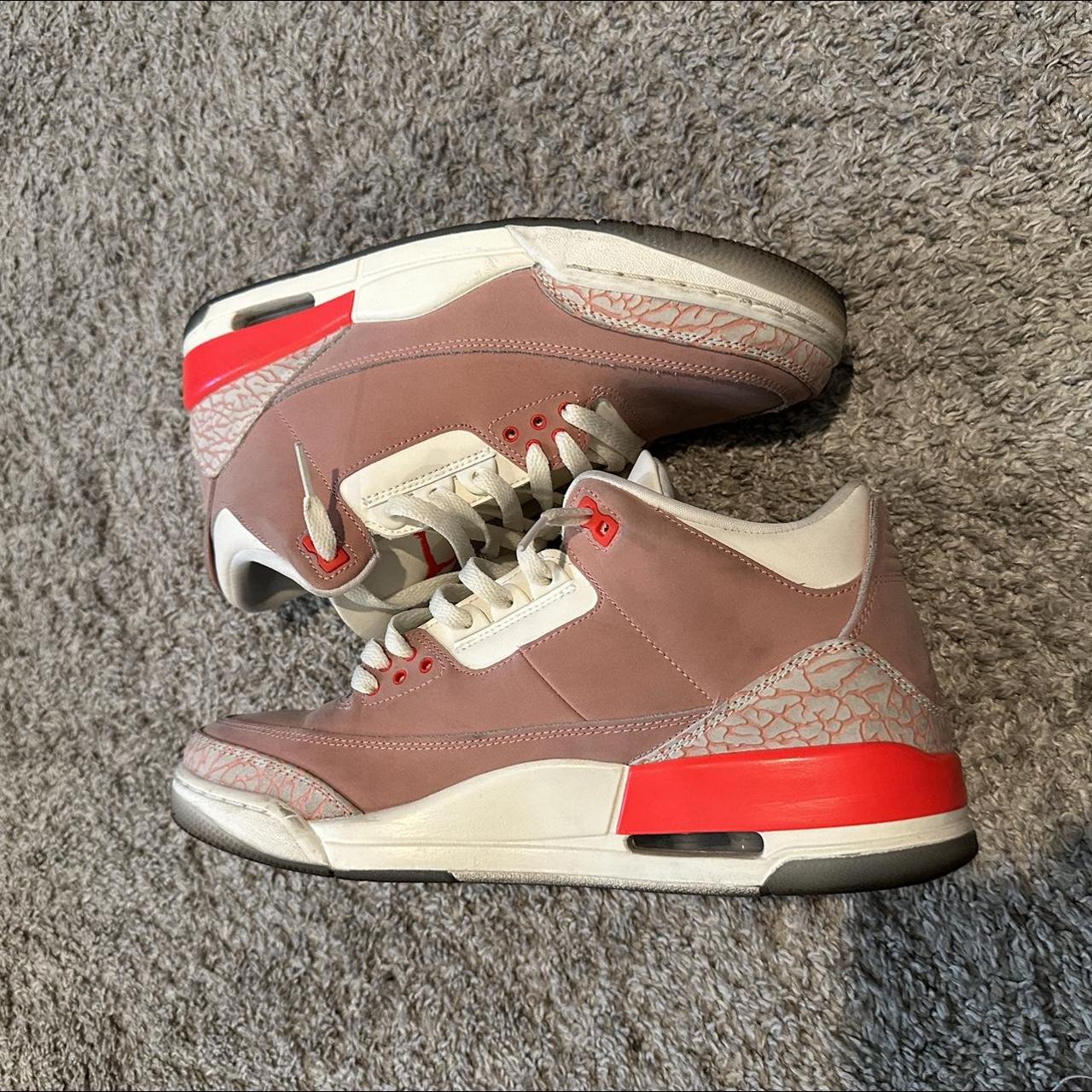 rust pink jordan 3 shirt