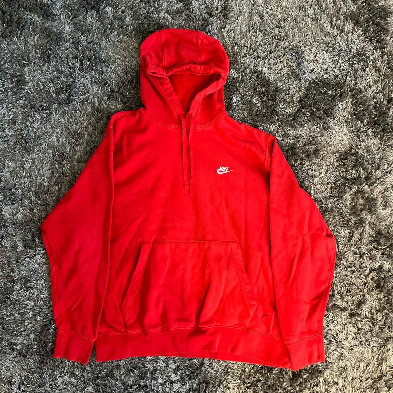 Like new, Red Nike San Francisco 49ers hoodie In a - Depop