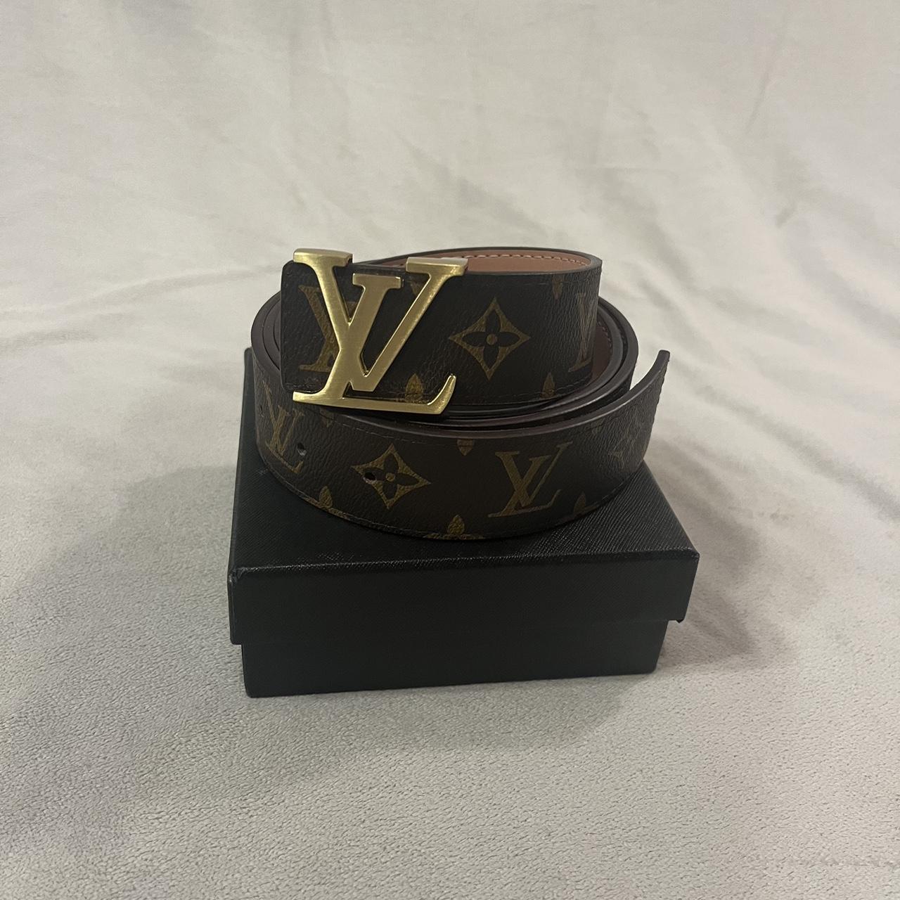 louis vuitton brown monogram belt