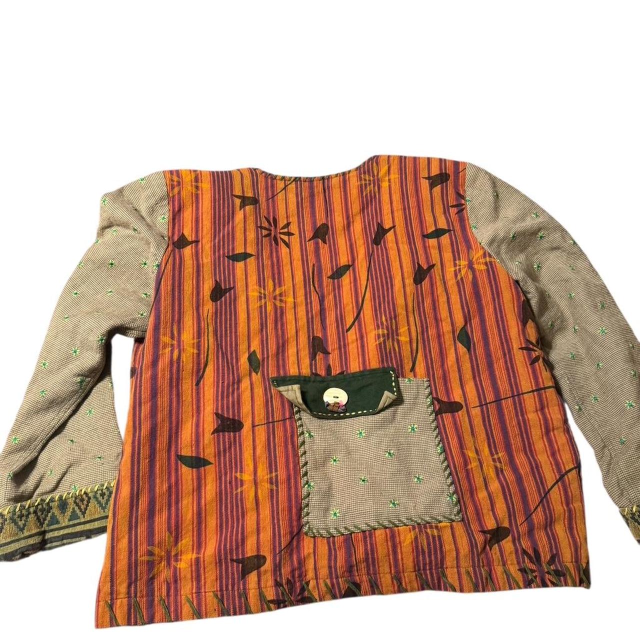 Women's Jacket - Multi/Tan - XL – Patchwork jacke… - image 3