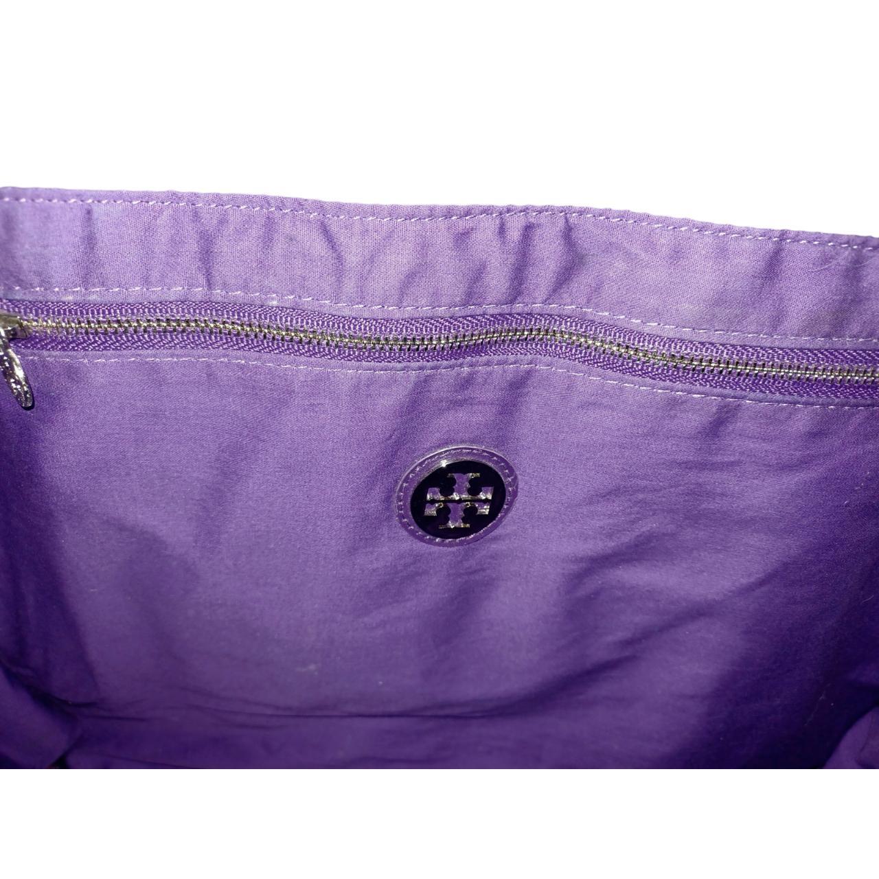 Vintage Tory Burch quilted bag; authentic, mauve - Depop