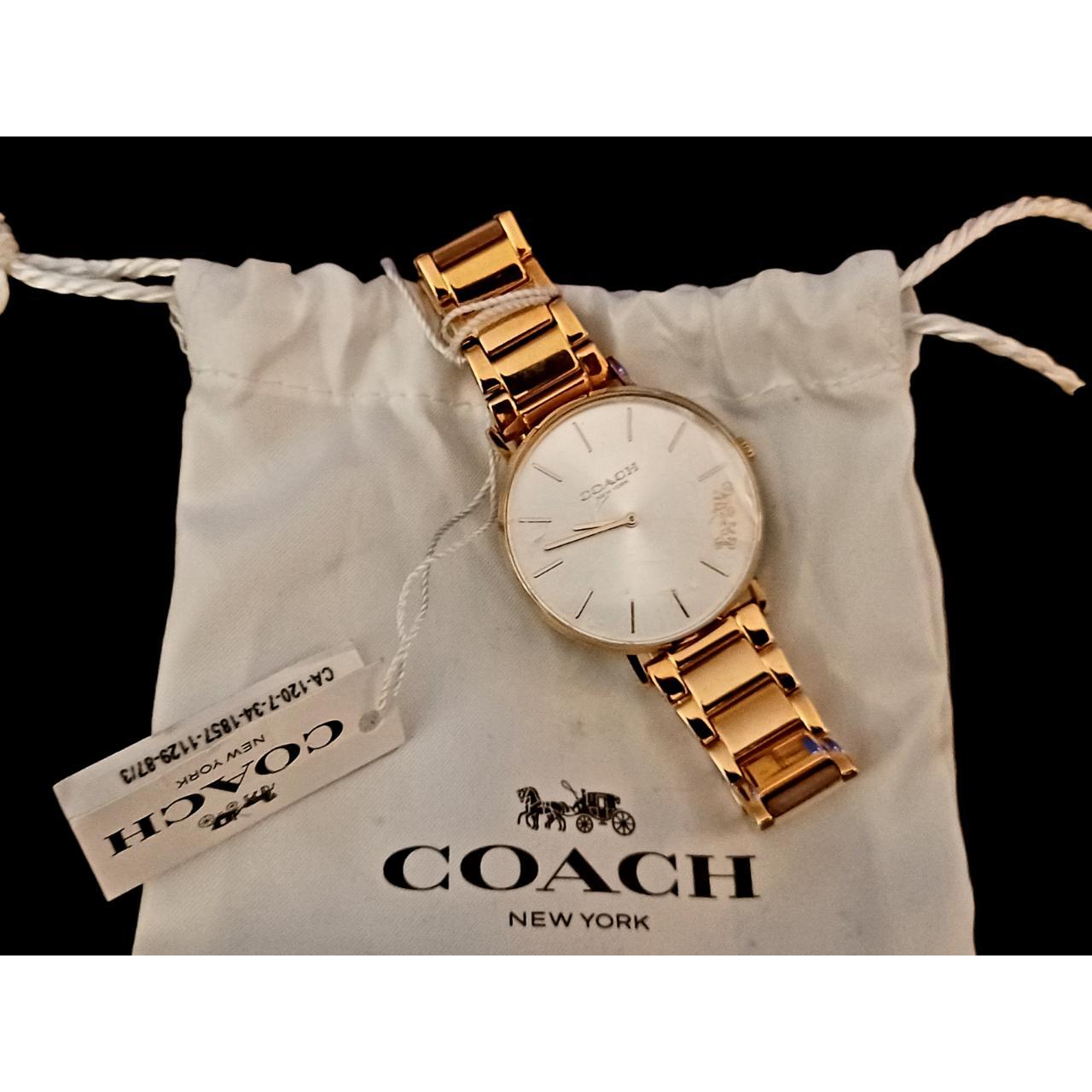 Coach Rose gold watch newest