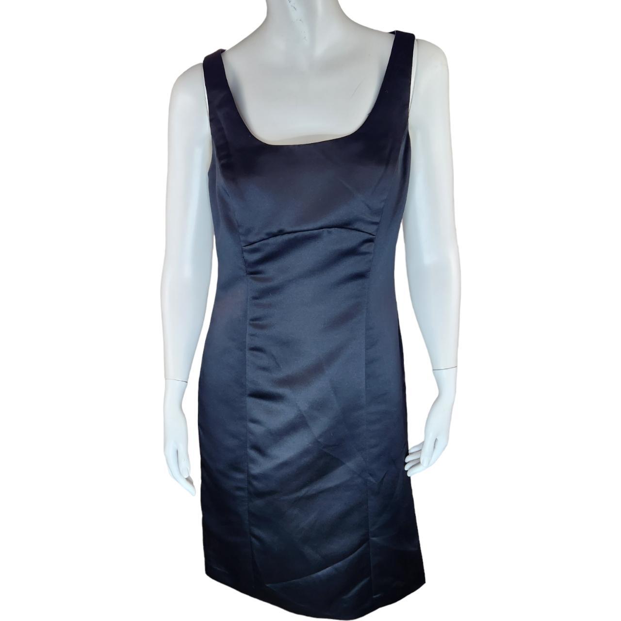 Tahari satin hotsell sheath dress