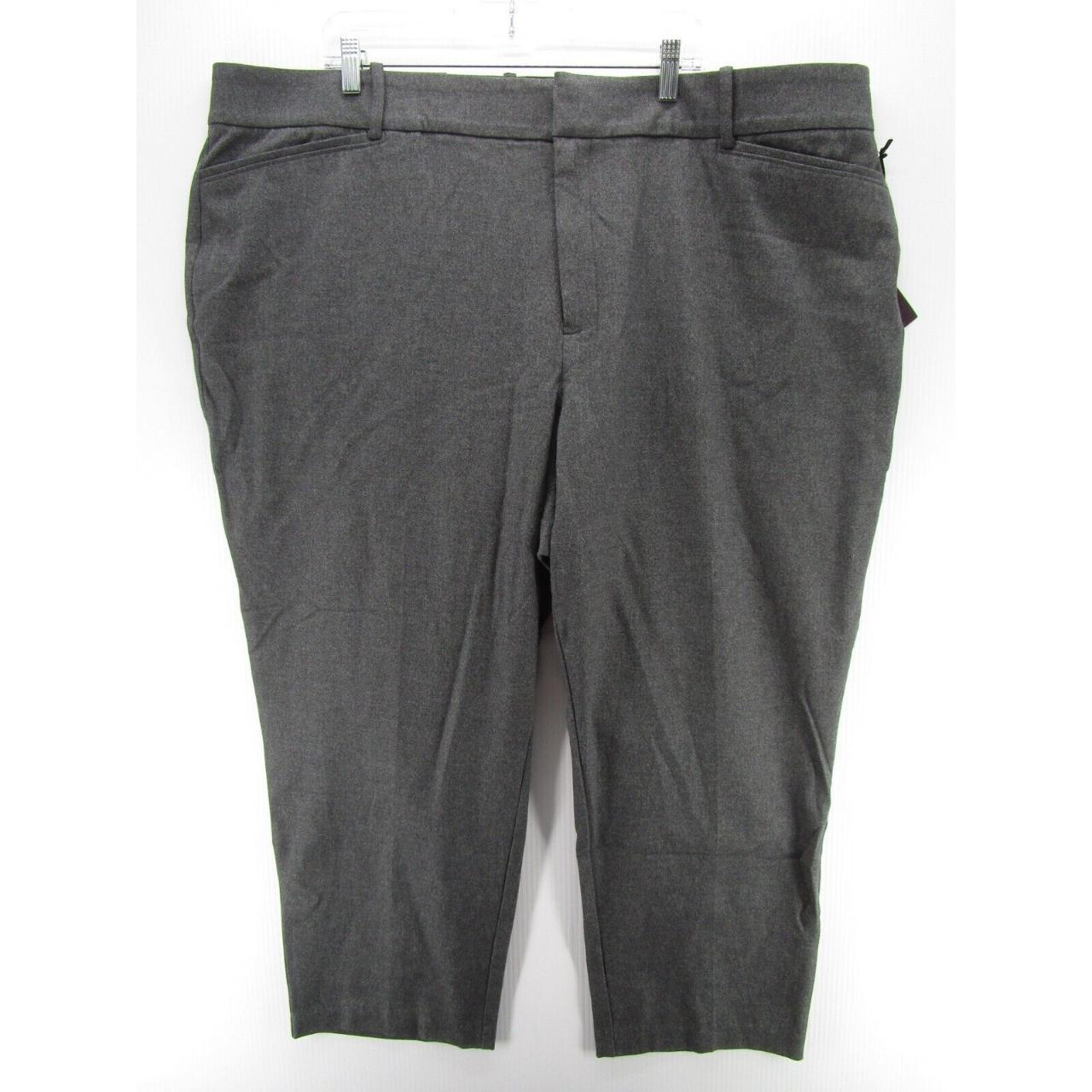 Ava & Viv Pants Women Plus 26W Gray Ankle Mid Rise... - Depop