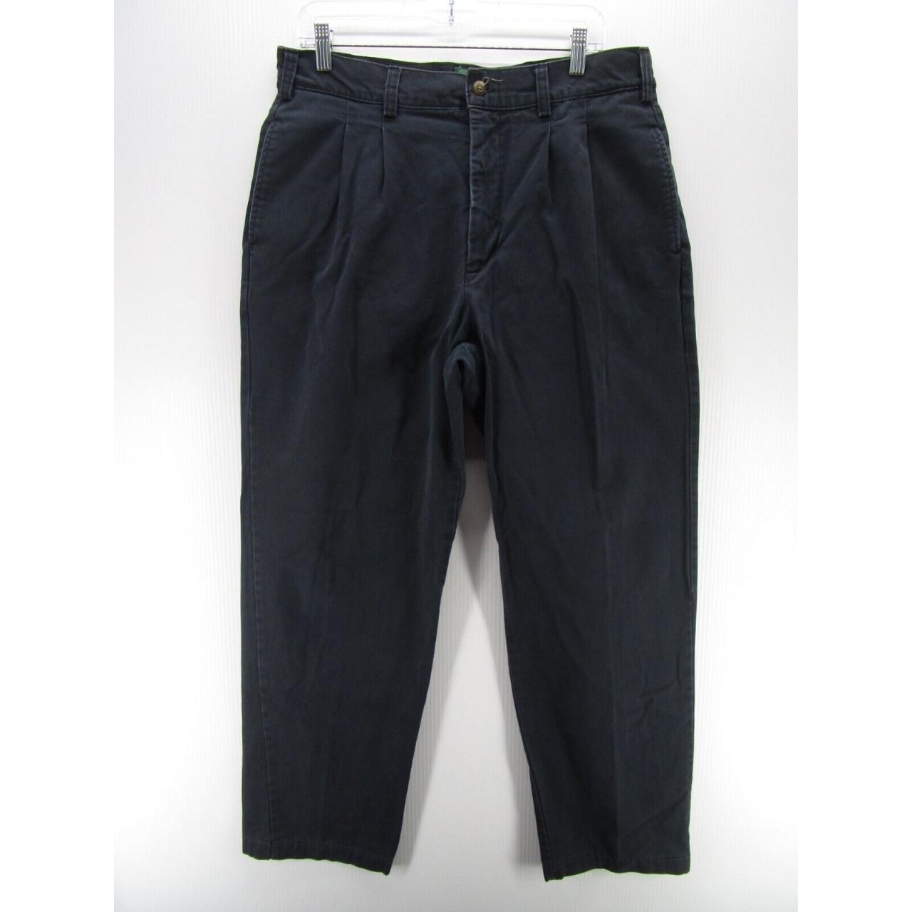 Cabelas Pants Men 36 Blue Chino Y2K Straight Pleated... - Depop