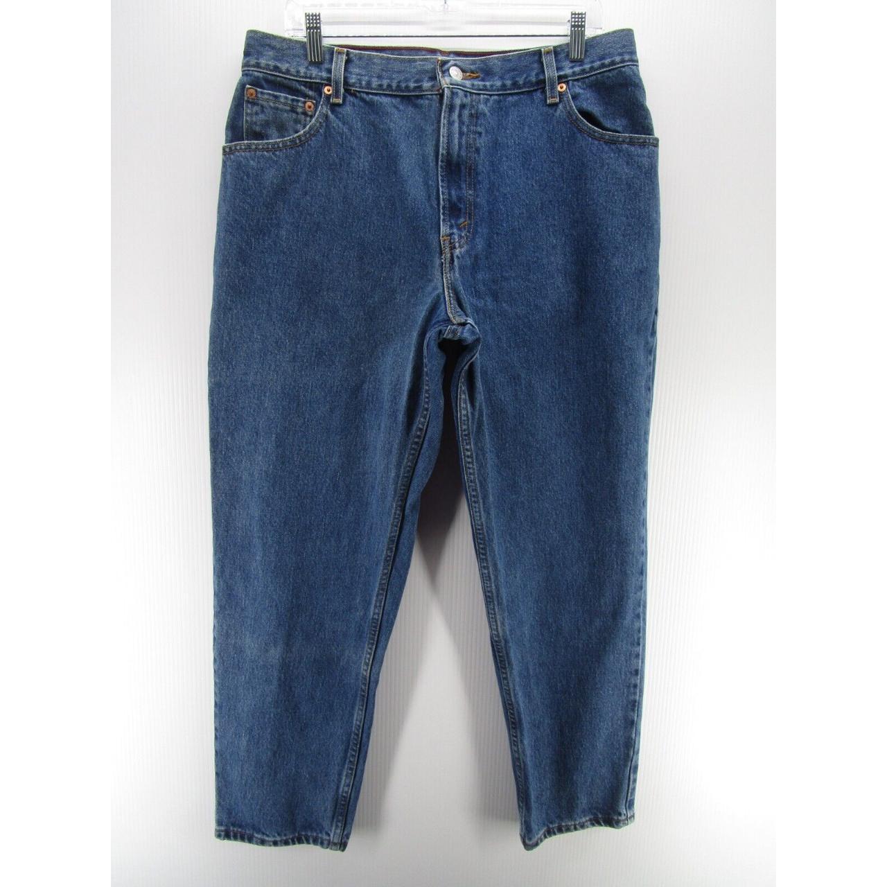 Levis 550 Jeans Women 16 Short Blue Relaxed Tapered... - Depop