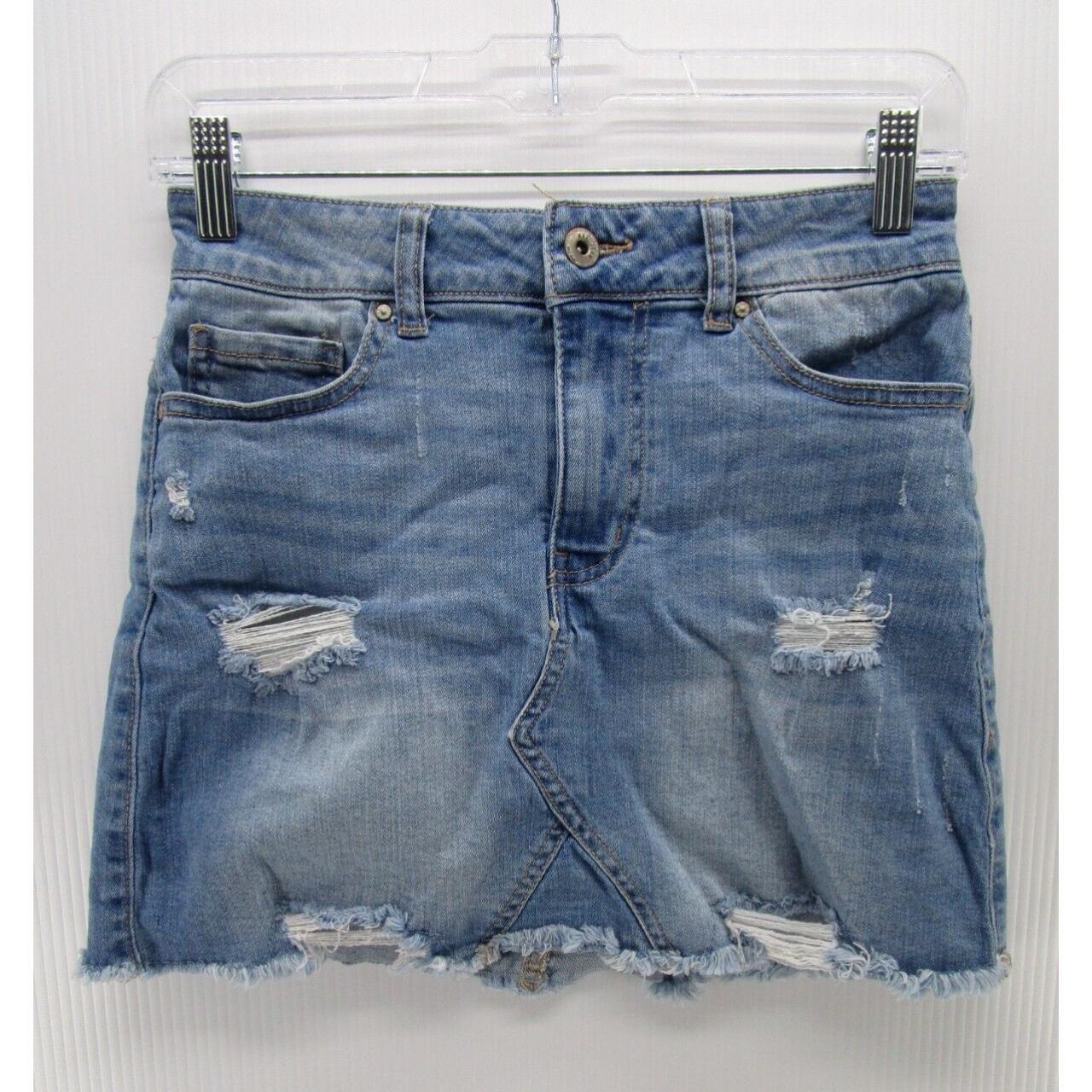 Hollister best sale jean skirts