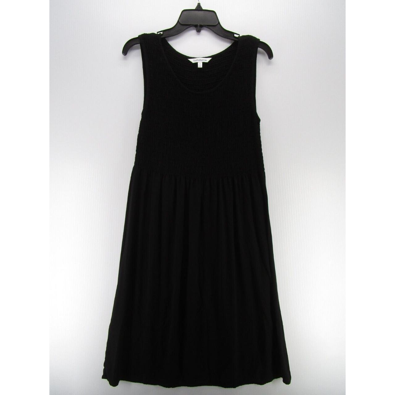 Croft & Barrow Dress Women Medium Black A-Line... - Depop