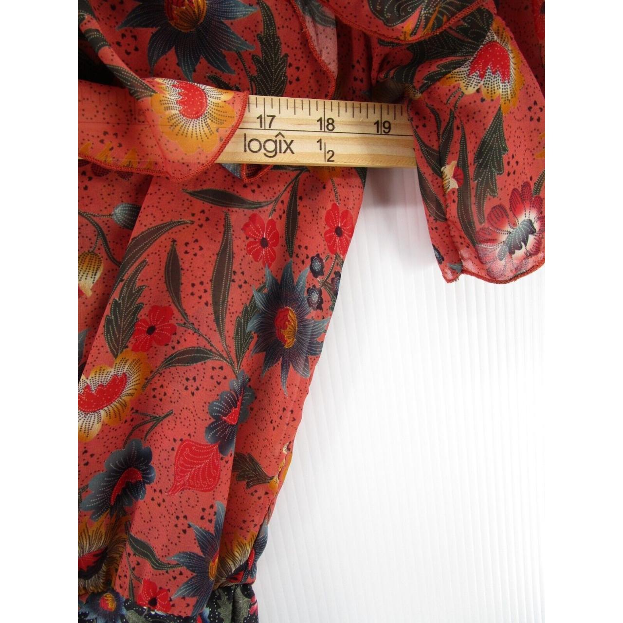 Zara Bodysuit Women Small Red Unitard Wrap Top... Depop