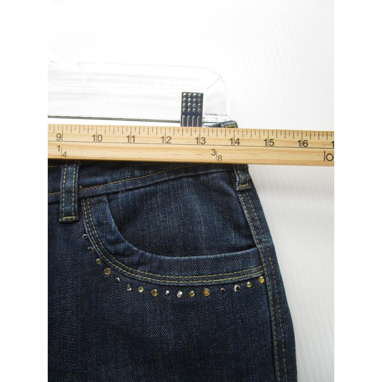 Vintage Talbots Jean Woman 16 Black Stretch Straight - Depop