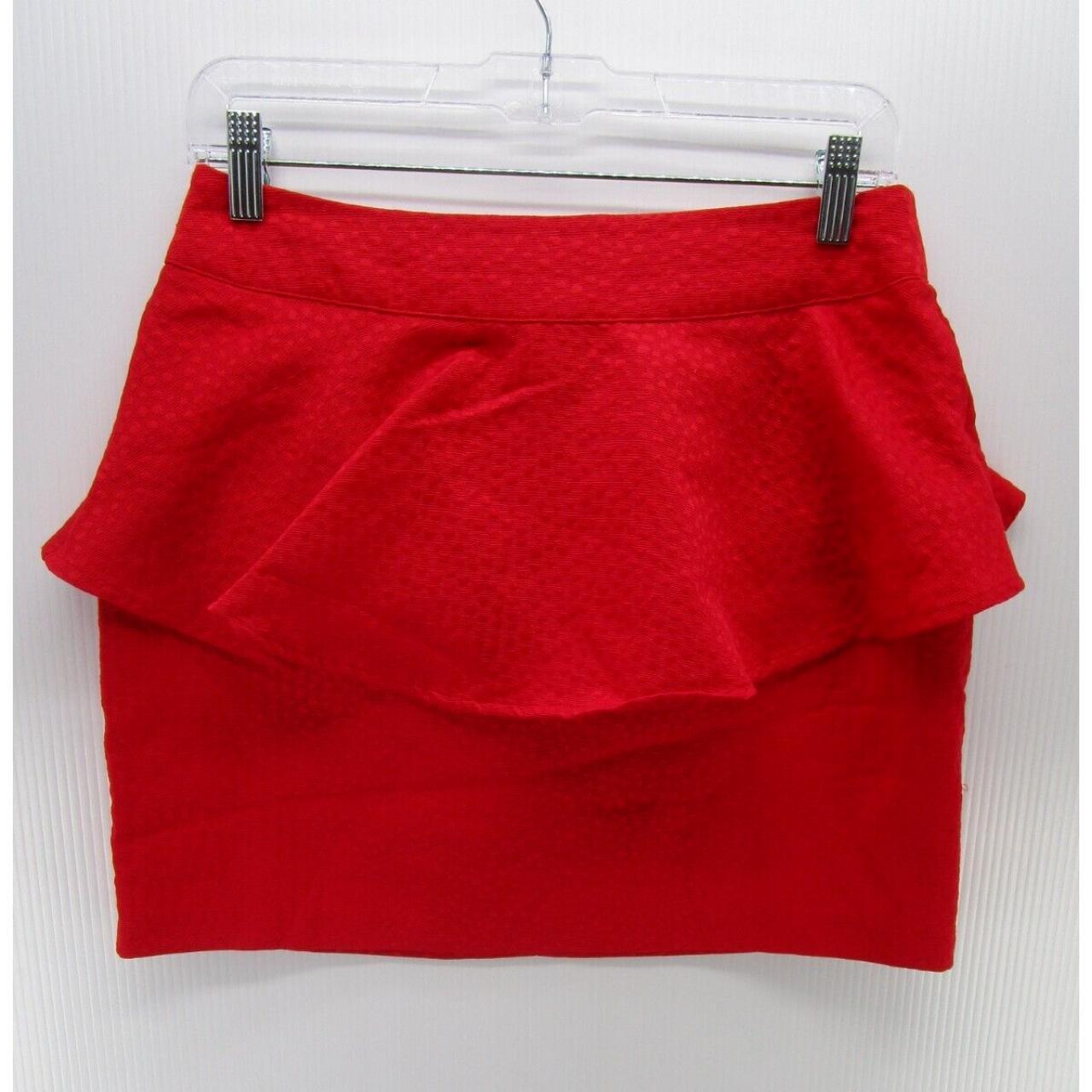 Silence + Noise Women's Mini Skirt - Red - 6 – Si… - image 1