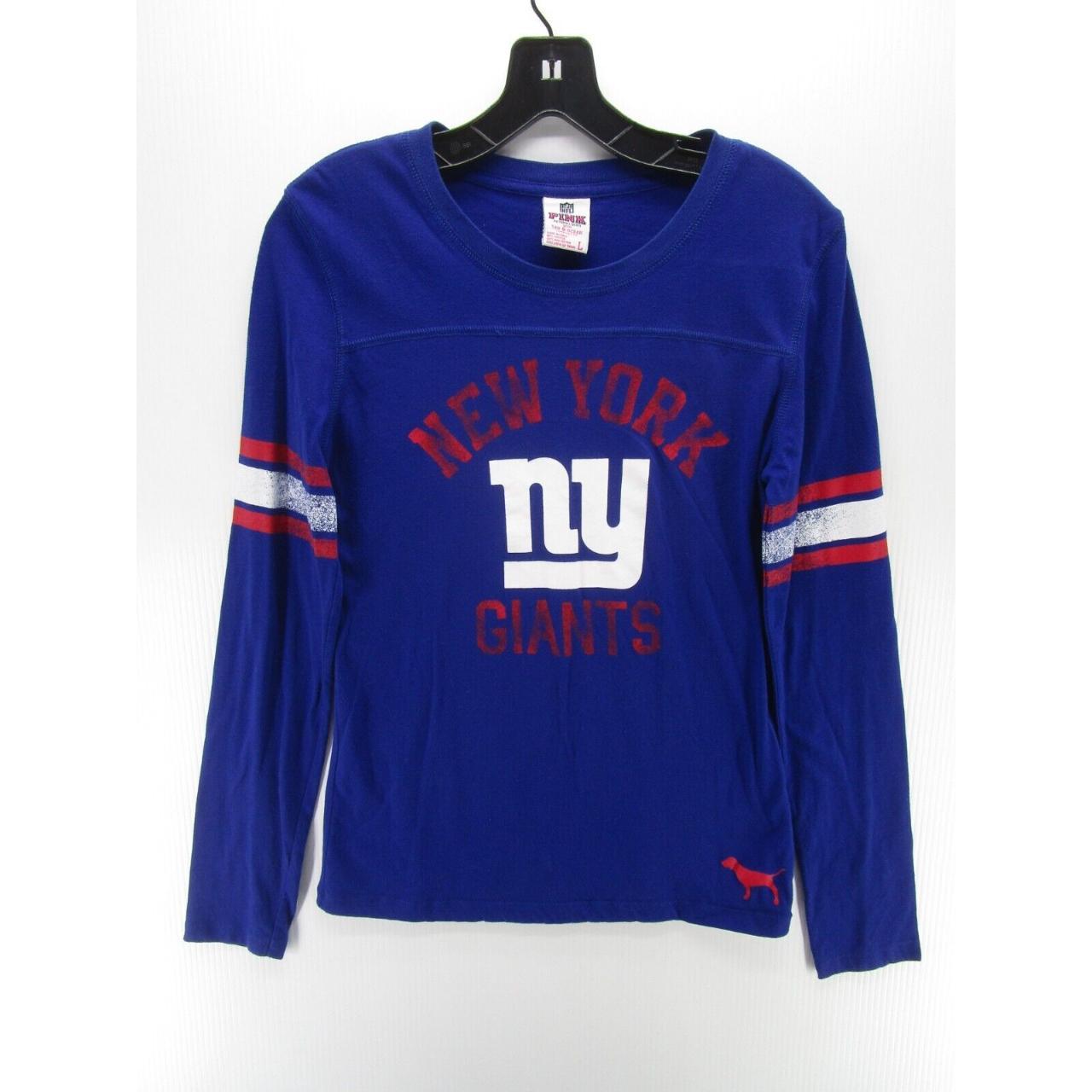 Victoria secret pink crew neck New York giants - Depop