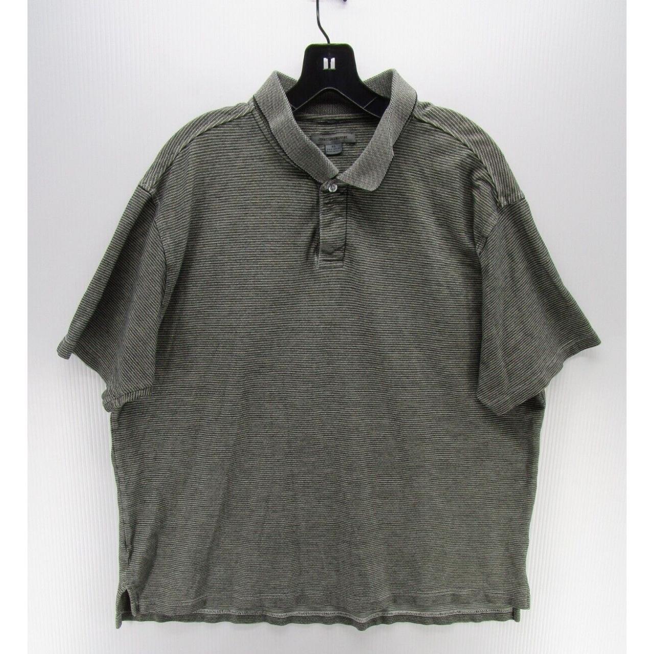 Johnston & Murphy Men's Grey Polo-shirts | Depop
