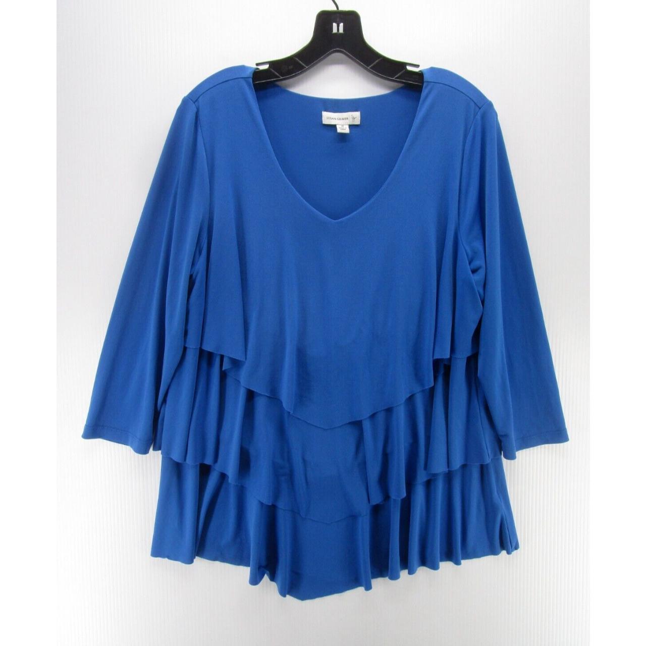 Susan Graver blouse  Susan graver, Blouse, Top blouse