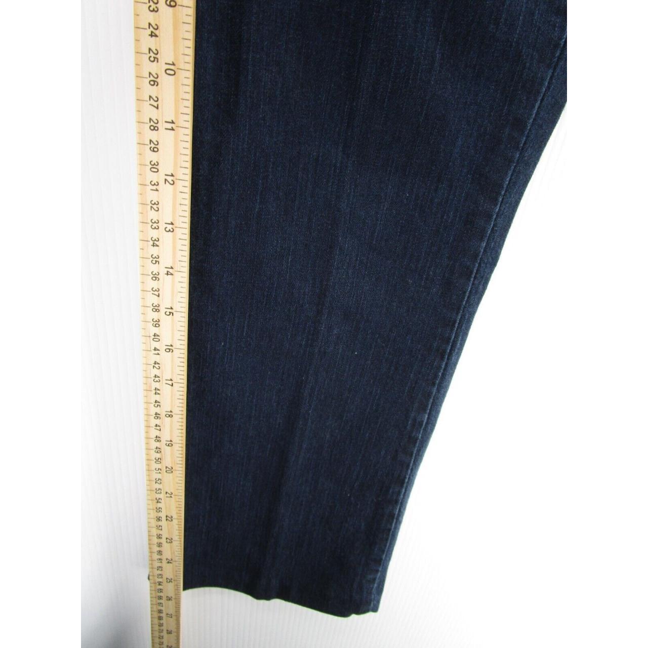 Simply Vera Vera Wang Denim Bootcut Jeans Women's 6 Black Low Rise 5-Pocket