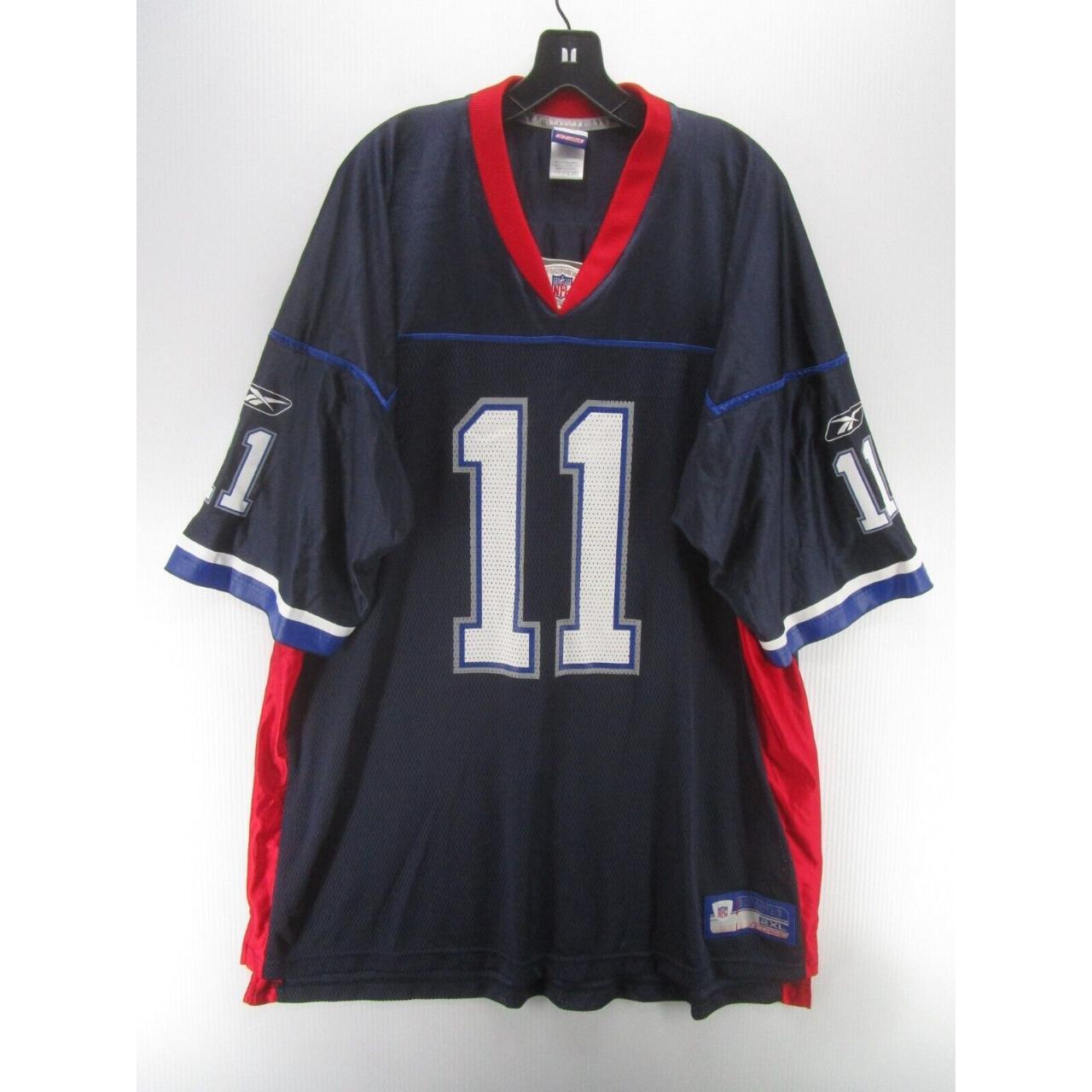 Drew Bledsoe Jersey Men XXL Blue Buffalo Bills - Depop