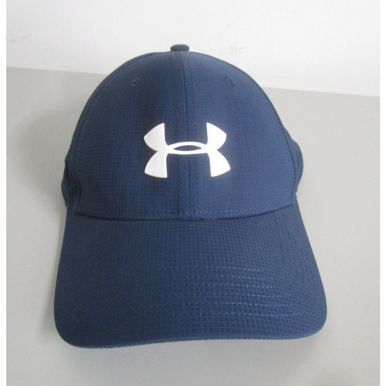 Under Armour Hat Cap Men One Size Blue Golf Baseball - Depop