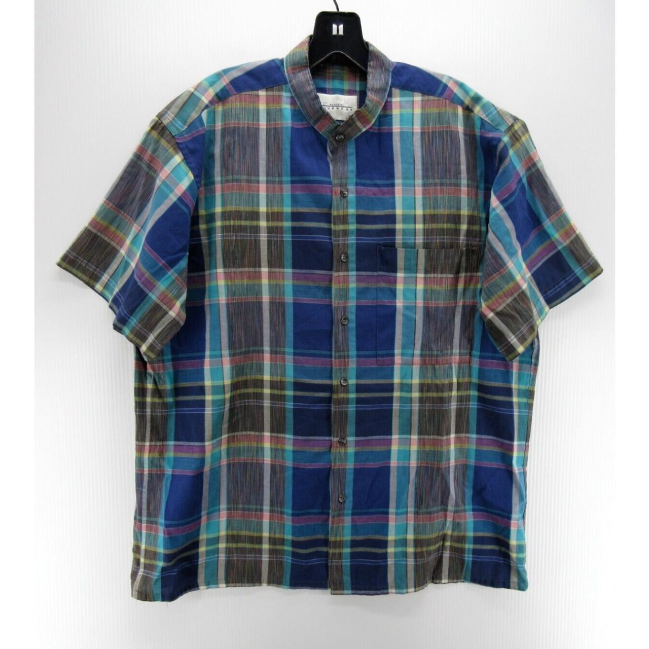 Sale Givenchy plaid colorful vintage shirt