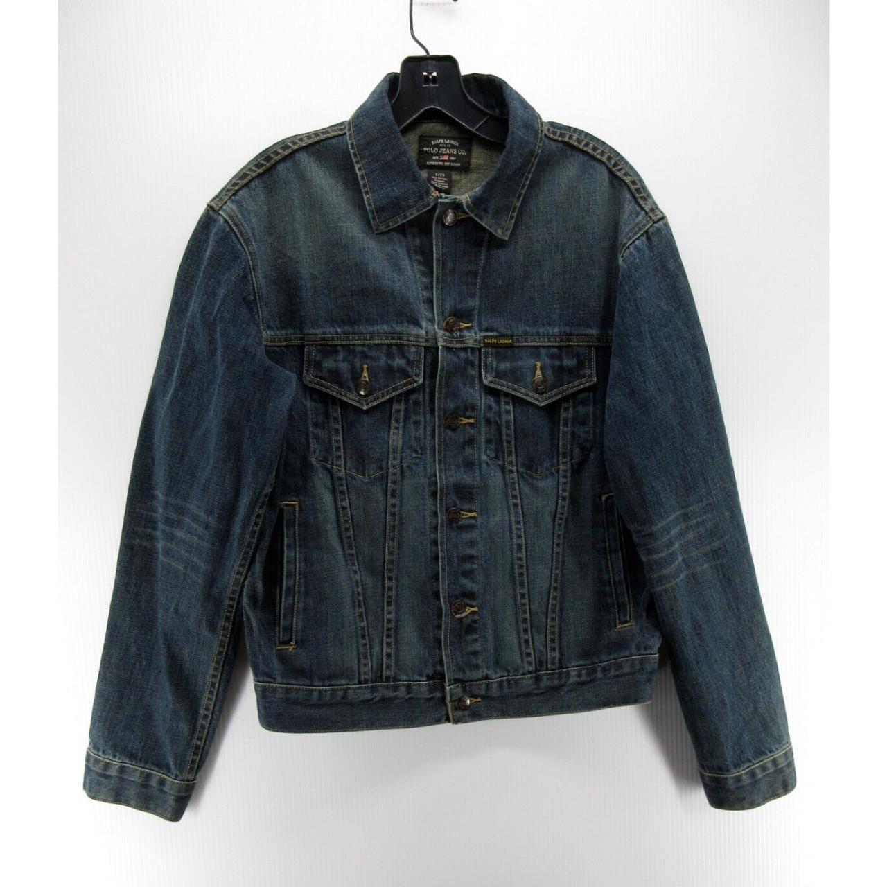 Mens small jean on sale jacket