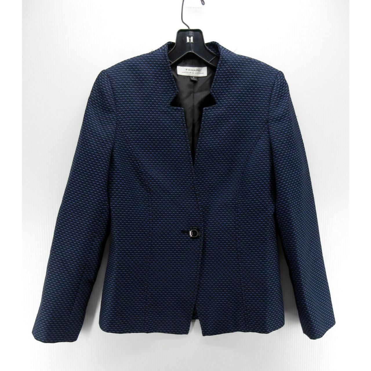 Tahari blue clearance jacket