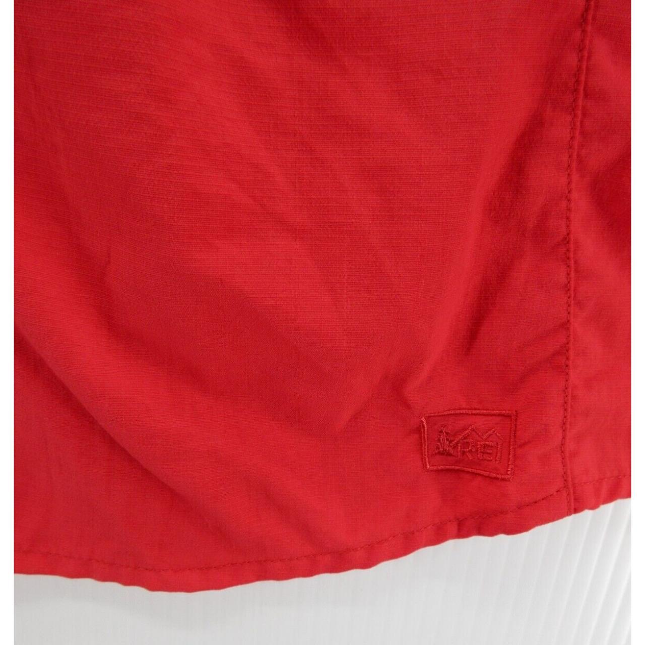 REI Women's Athletic Shirt Short Sleeve Maroon - Depop