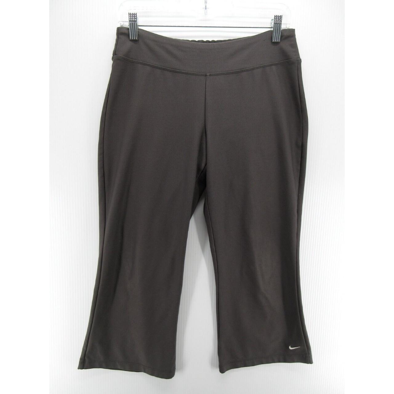 Nike Pants Women Small Gray Fitory Capri Leggings - Depop