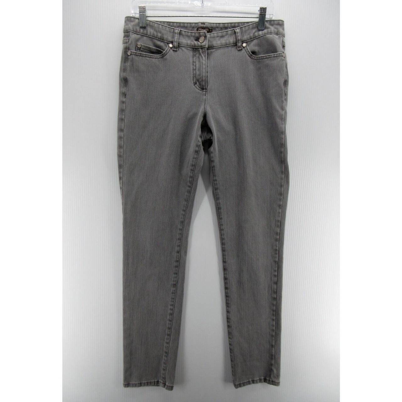 Ladies grey skinny outlet jeans