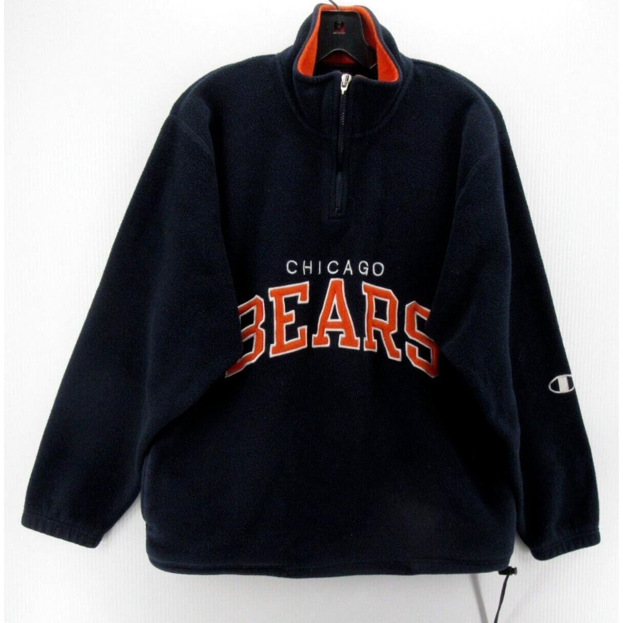 VINTAGE Chicago Bears Sweatshirt Men Medium Blue Depop   P0 