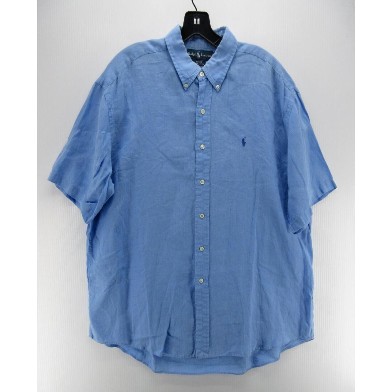Ralph lauren-linen-shirt - Depop