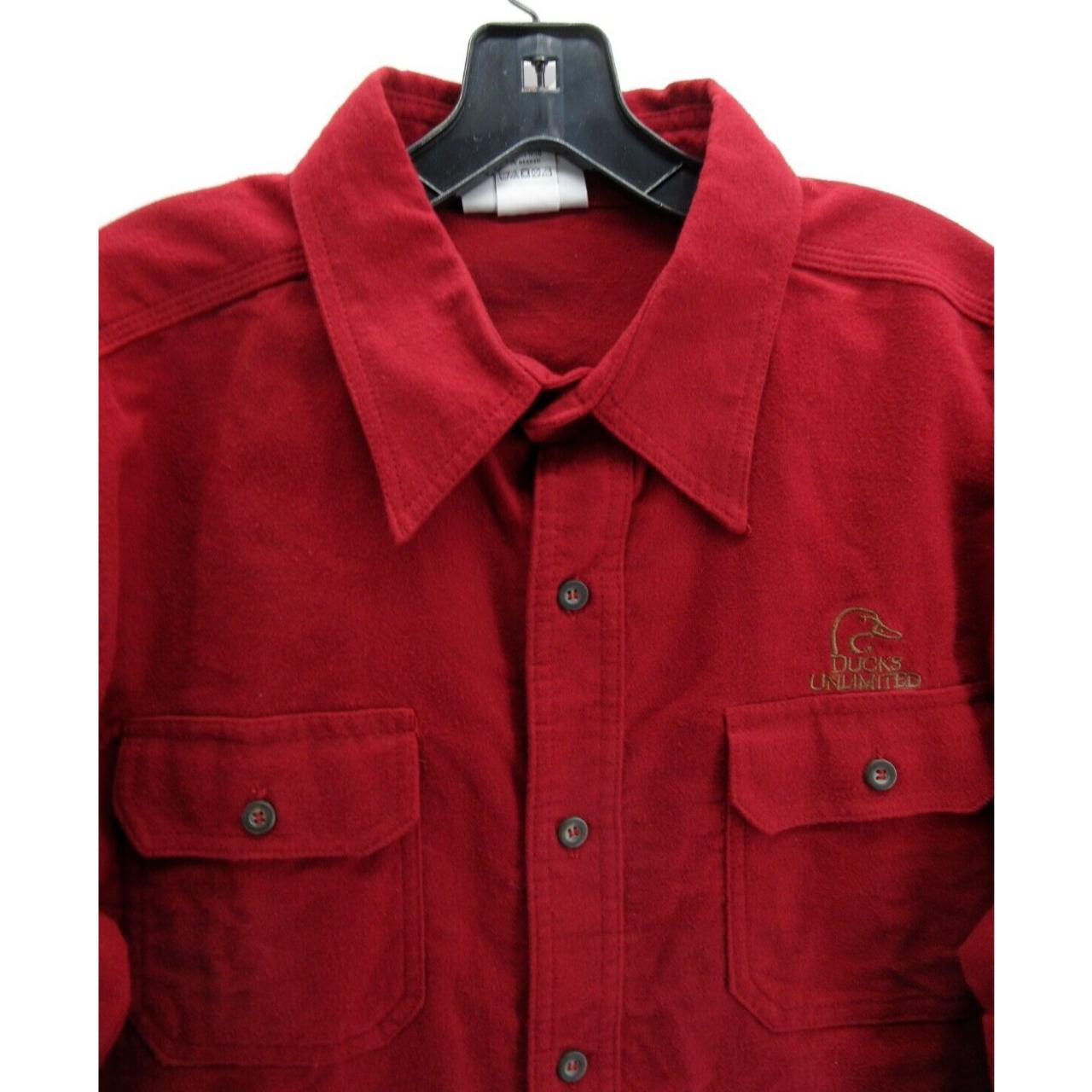 Duck and Cover Men's Red Shirt (2)