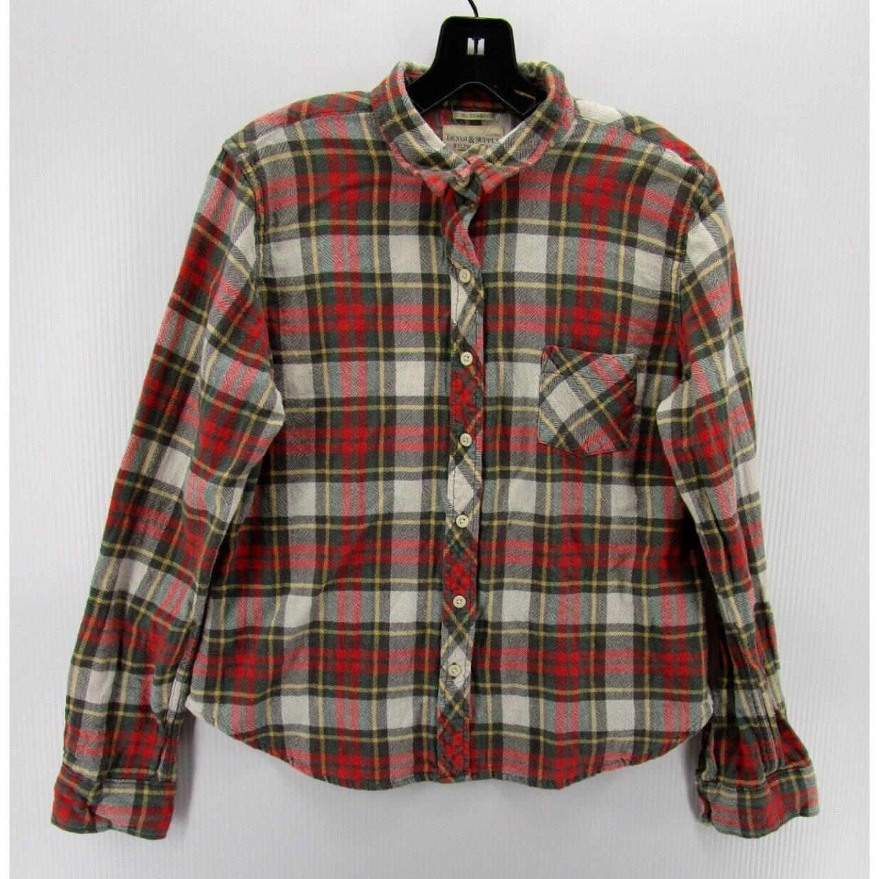 Ralph Lauren Denim & Supply Plaid Print Long Sleeve Shirt - Red Casual  Shirts, Clothing - WRALD20695 | The RealReal