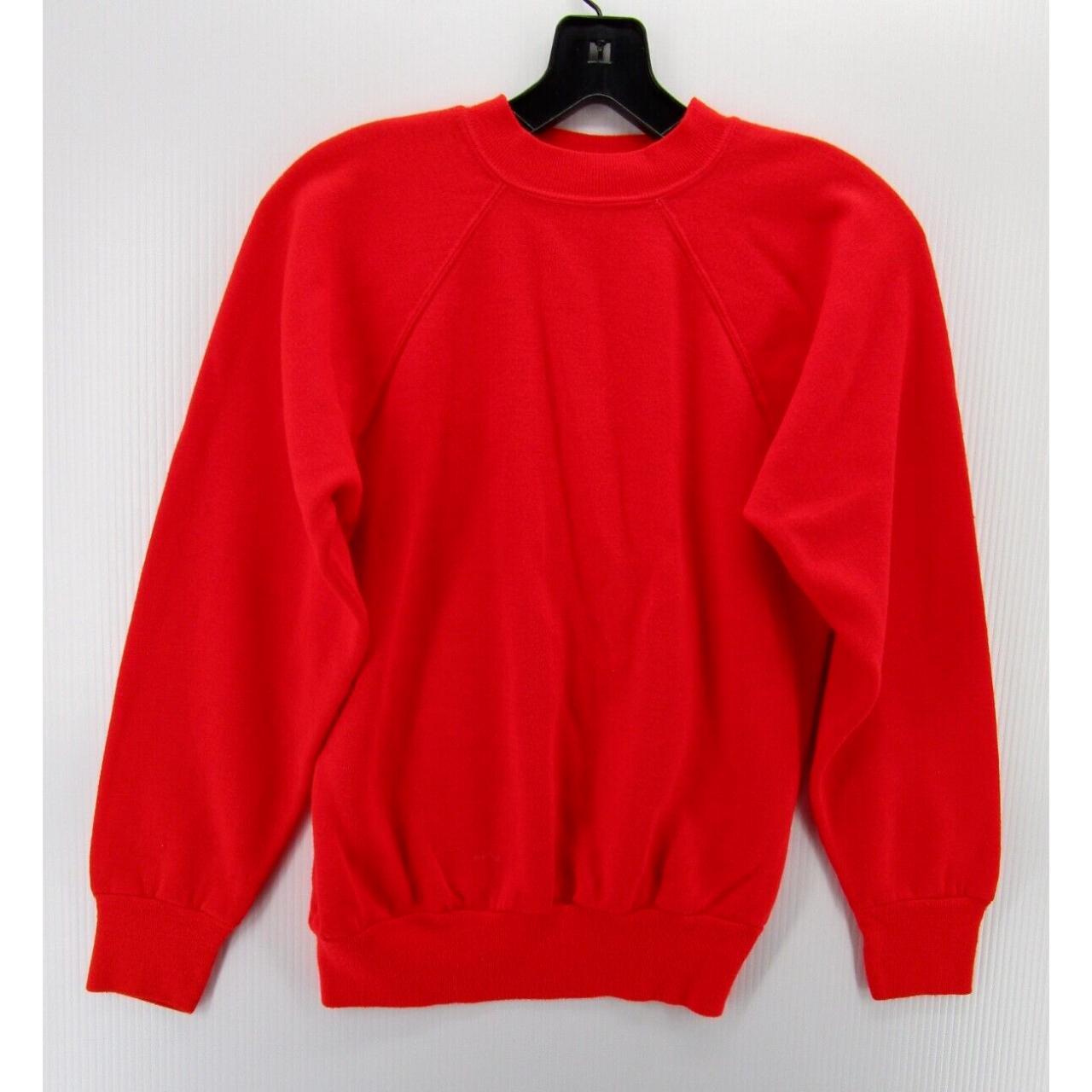 VINTAGE Hanes Sweater Men Small Red Breeze Shield... - Depop